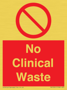 No Clinical Waste